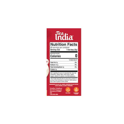 Tea India - Masala Chai-Black Tea with real spices(182g)