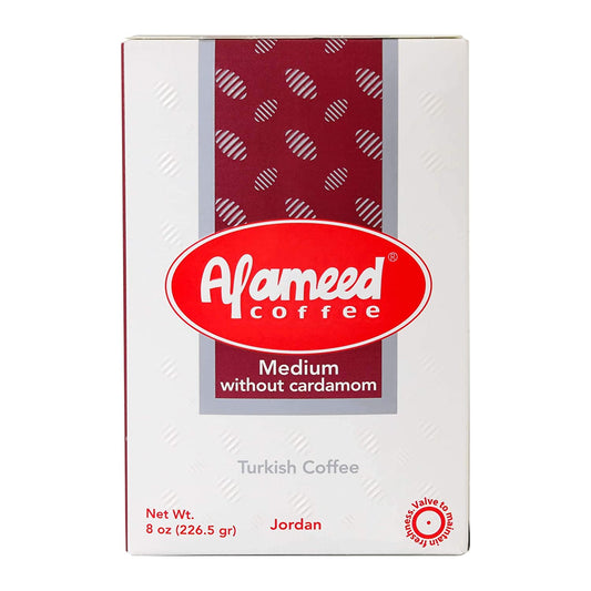 Alameed Coffee - Medium Roast (No Cardamom) 8 Oz
