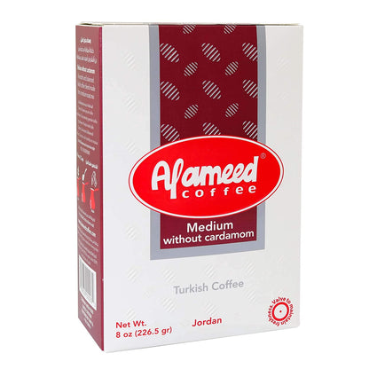 Alameed Coffee - Medium Roast (No Cardamom) 8 Oz