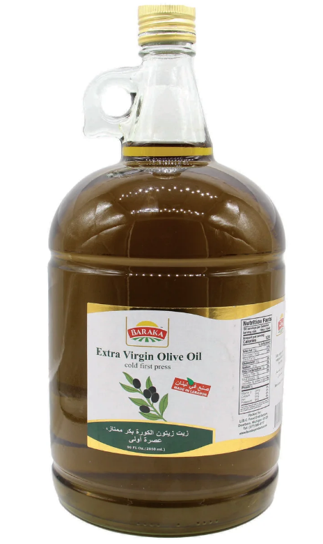 Baraka Extra Virgin Olive Oil - 96 Oz