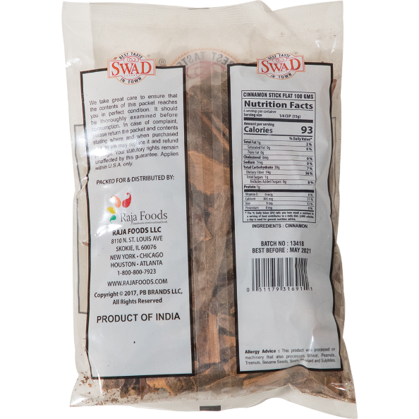 Cinnamon Stick Flat - 100g