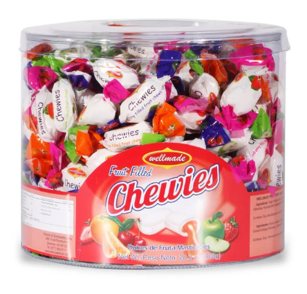 Fruit Chewy Candies Tub