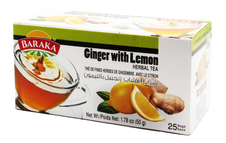 Tea Ginger & Lemon Herbal - 25 Bags