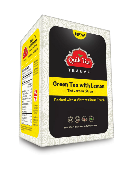 New Quik Tea - Green Tea with Lemon Tea Bags(120g)