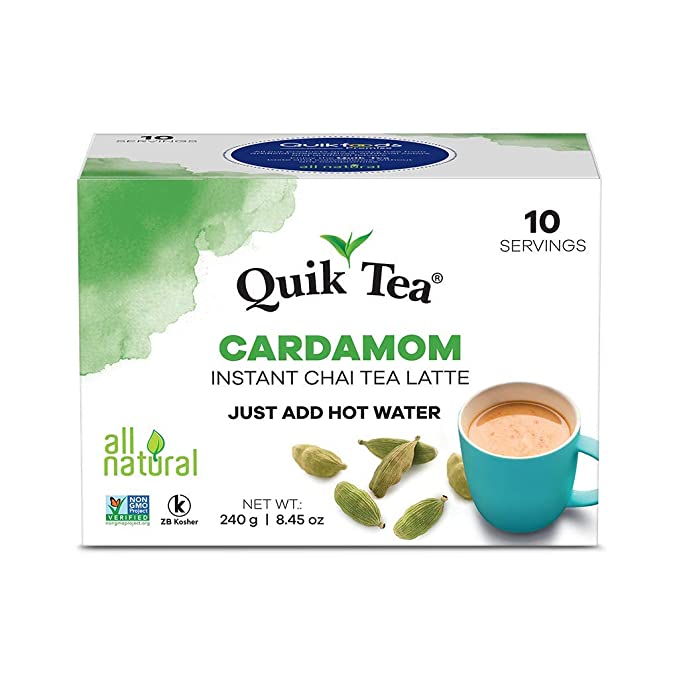 Quik Tea - Cardamom-Instant Chai Tea Latte(240g)