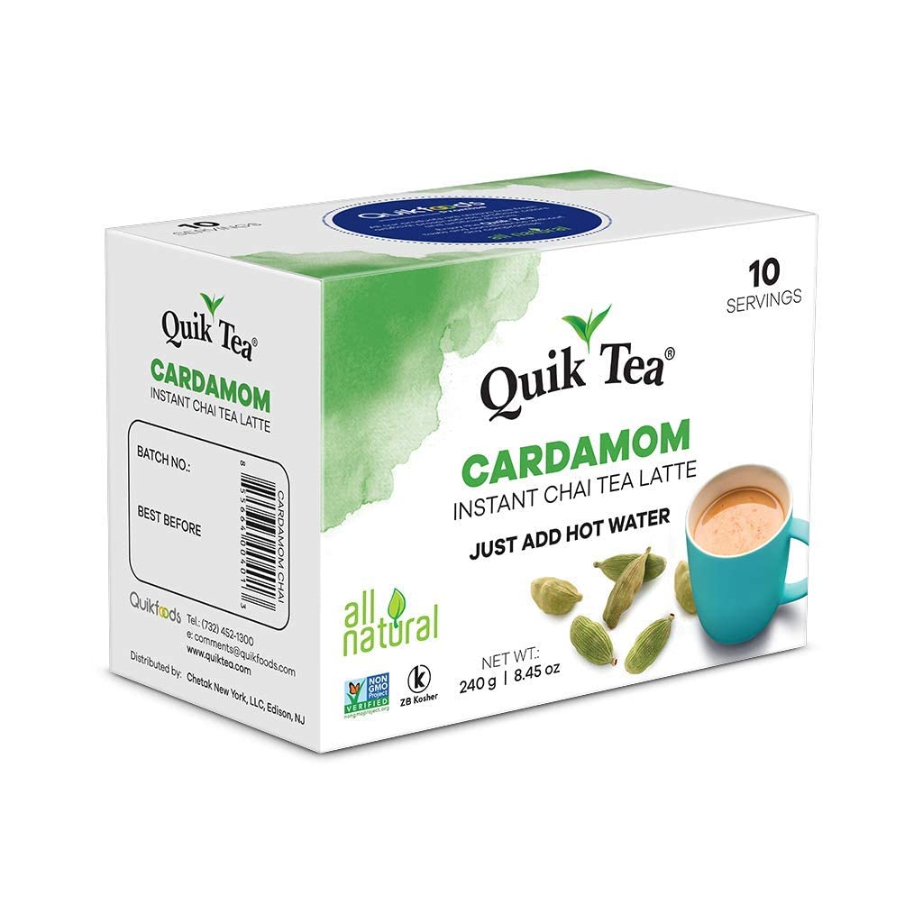 Quik Tea - Cardamom-Instant Chai Tea Latte(240g)