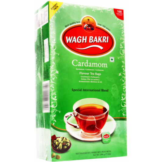 Wagh Bakri - Cardamom Flavor Tea Bags(200g)