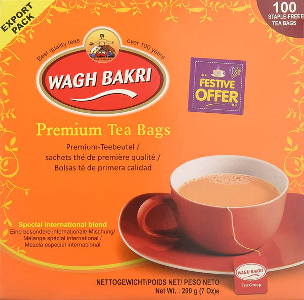 Wagh Bakri - Premium Tea Bags(200g)