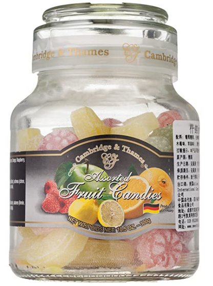 Cambridge and Thames Assorted Fruit Candies- 10.5 Ounces